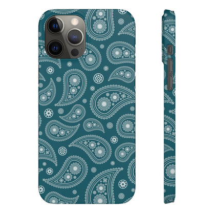 Teal Paisley | Snap