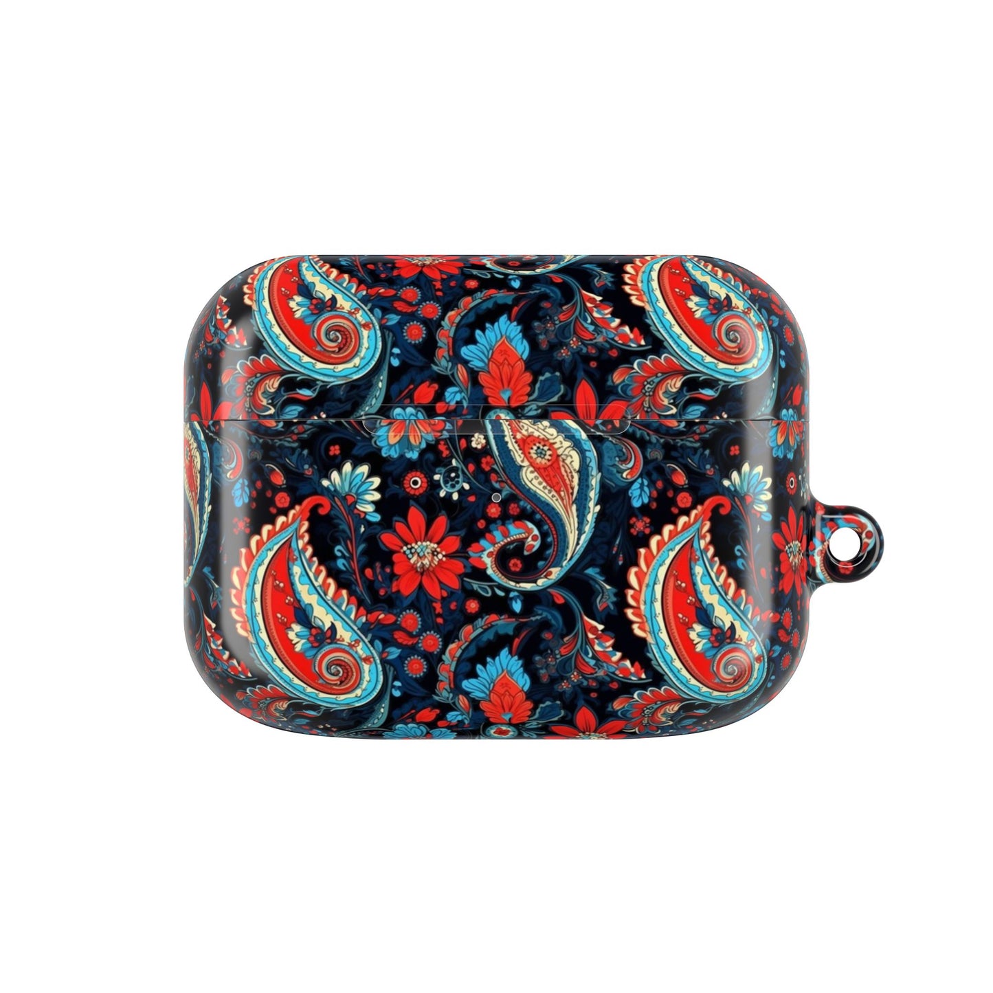 Paisley patterned case on a white background
