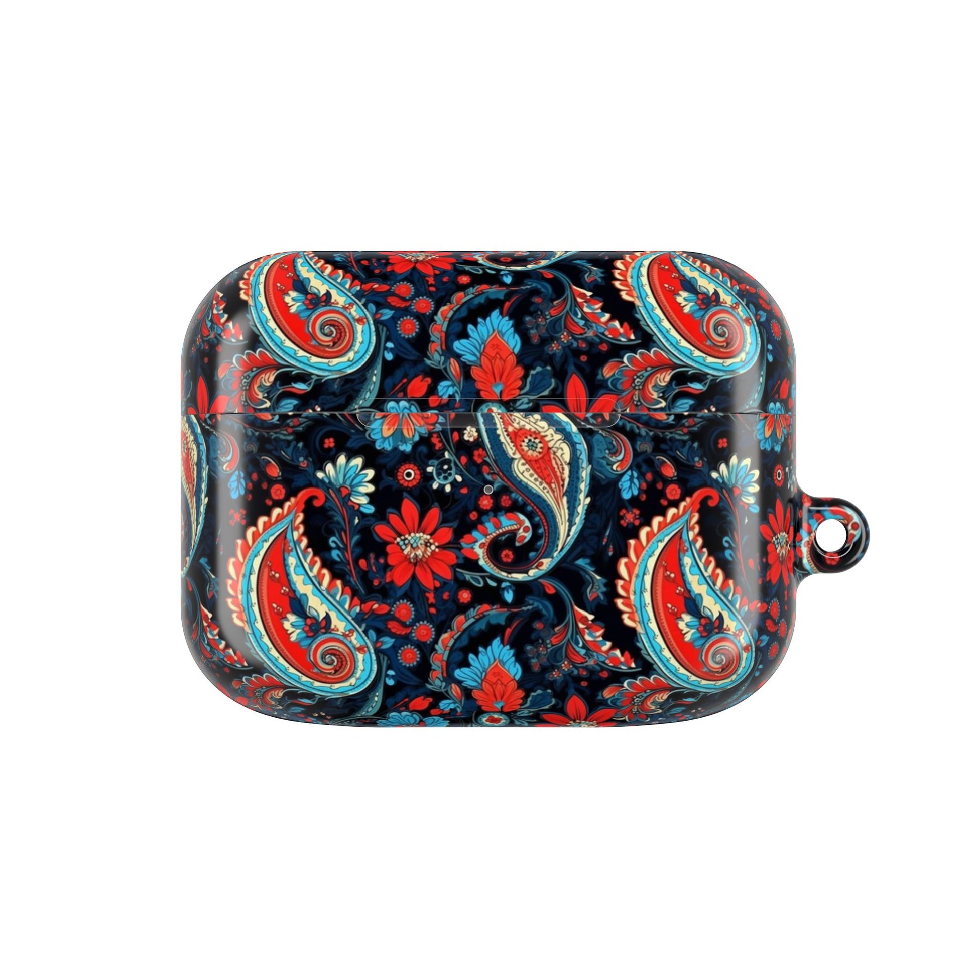 Paisley patterned case on a white background