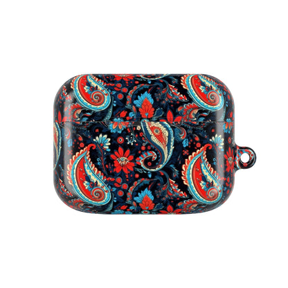 Paisley patterned case on a white background