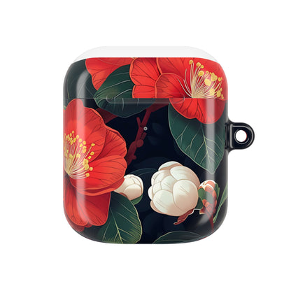 Midnight Camellia | Apple Airpods Case