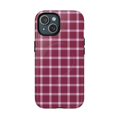 Mulberry Plaid | MagSafe Tough