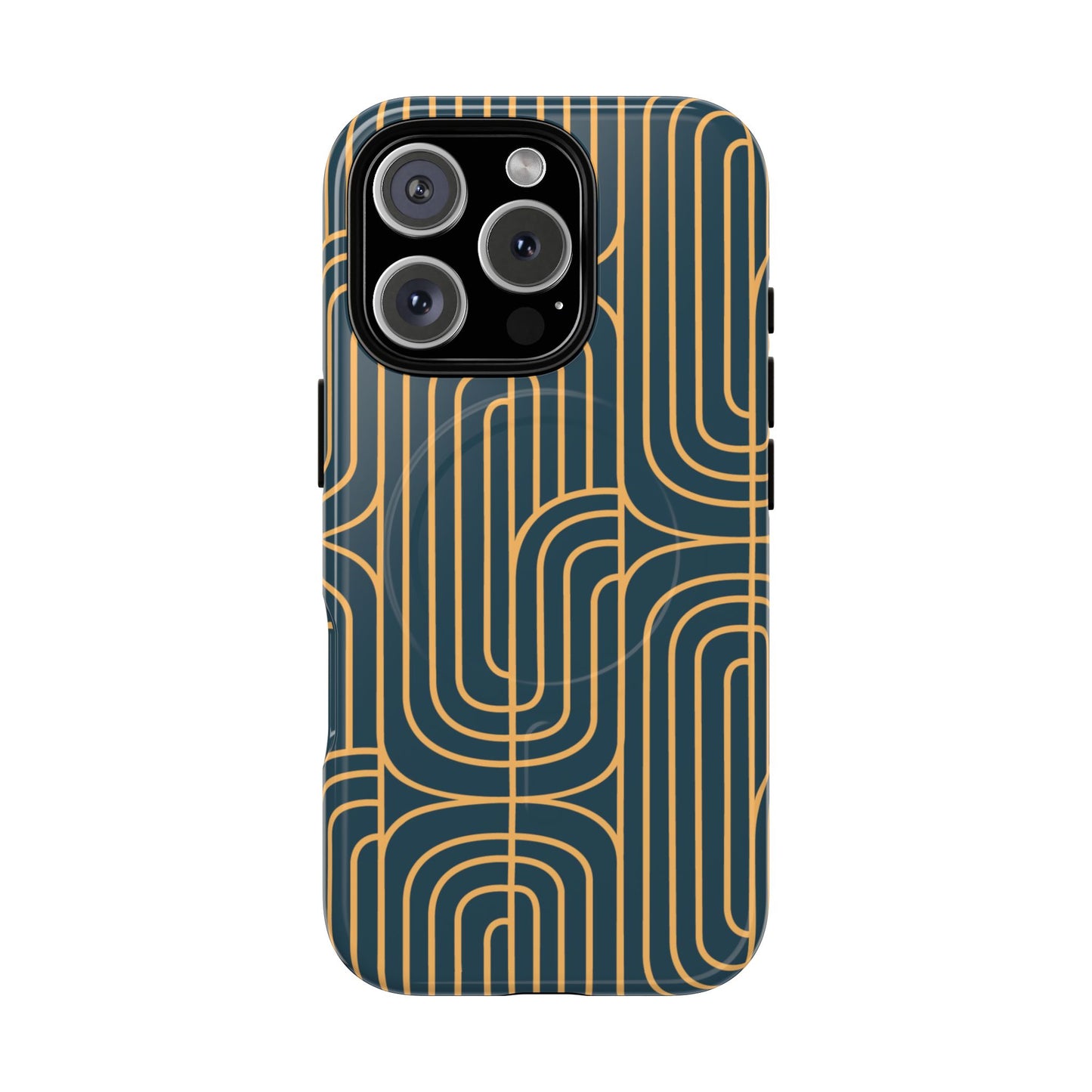 Gold On Teal | MagSafe Tough