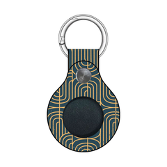 Gold on Teal | Airtag Holder