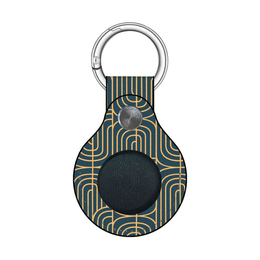 Gold on Teal | Airtag Holder