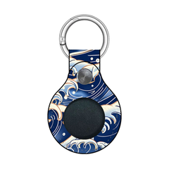 Keychain with a blue and white pattern on a white background | Casenari