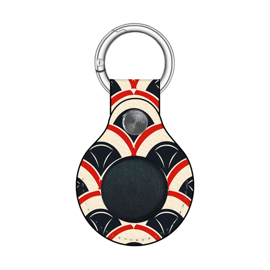 Keychain with Union Jack design on a white background