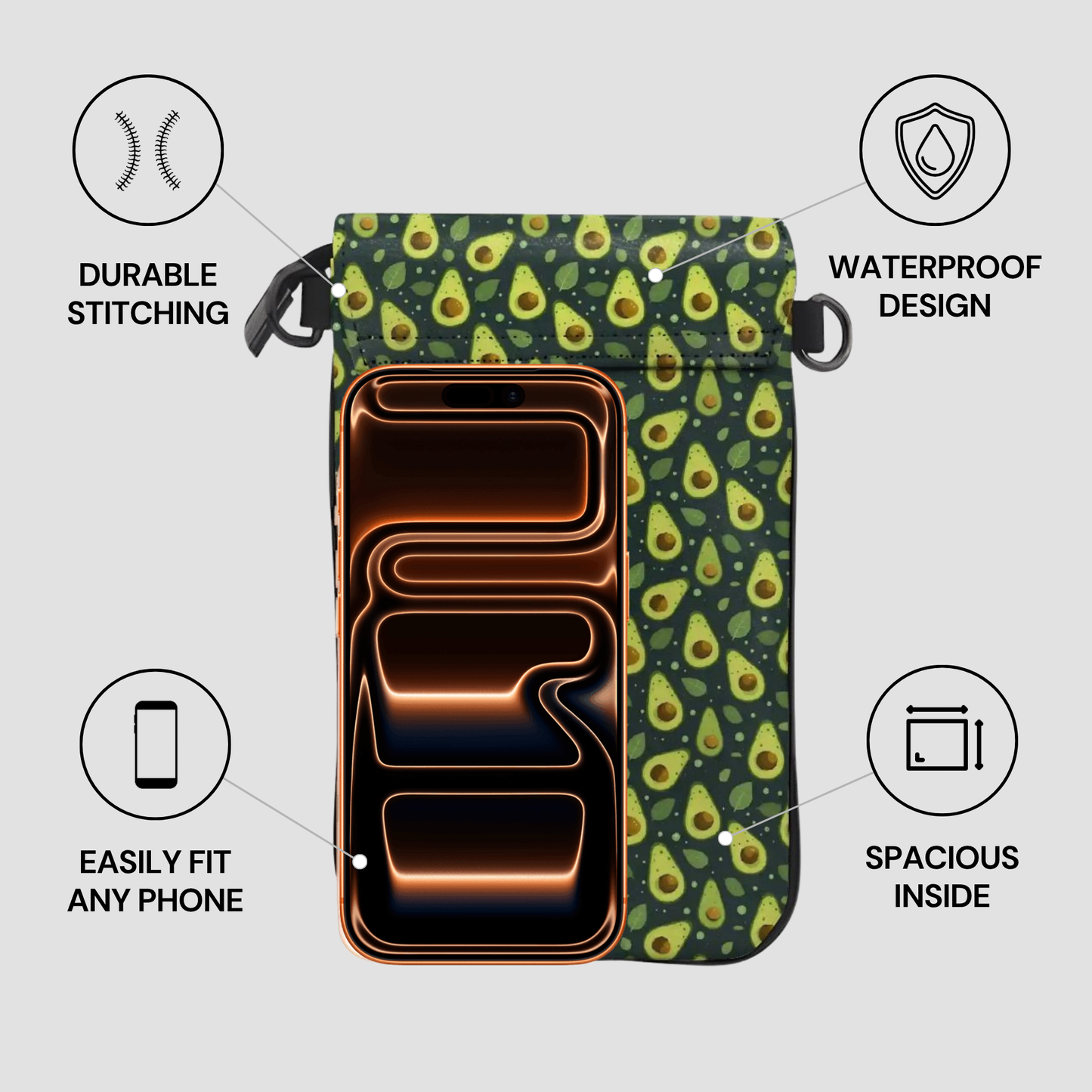 Avo Grove | Crossbody Phone Purse