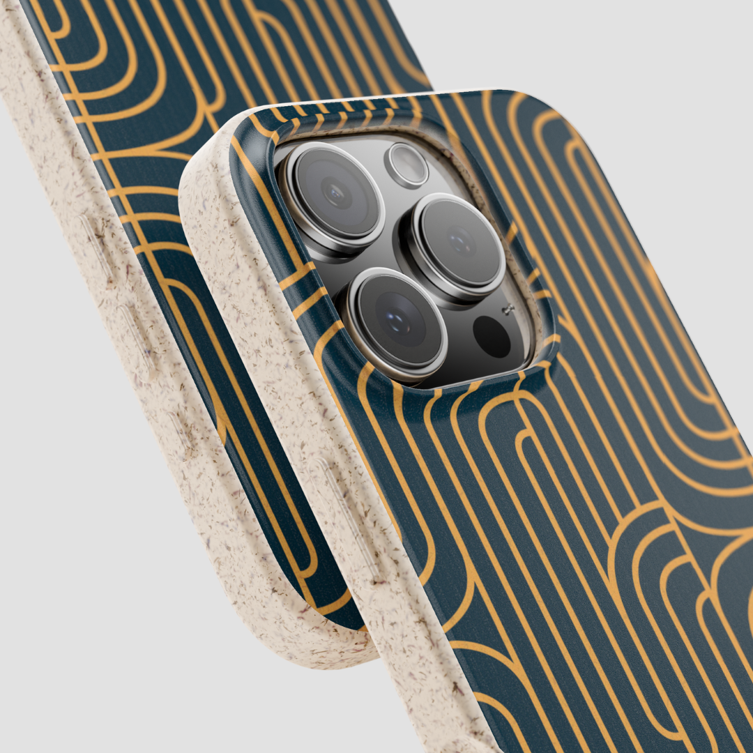 Gold on Teal | Biodegradable