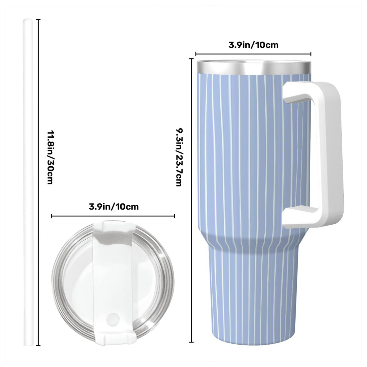 Blue Linen | Large Tumbler