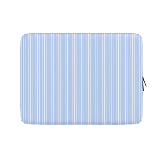 Blue Linen Premium Laptop Sleeve Main Mockup