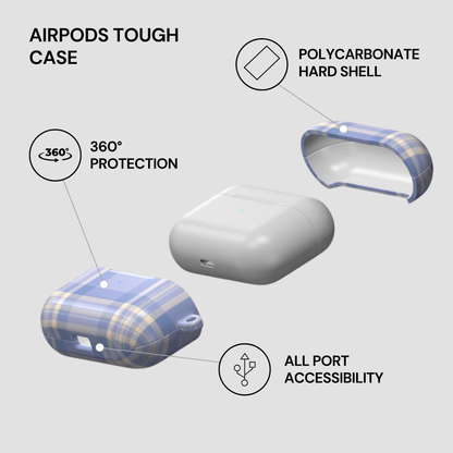 Bluebell Plaid | Apple Airpods Case