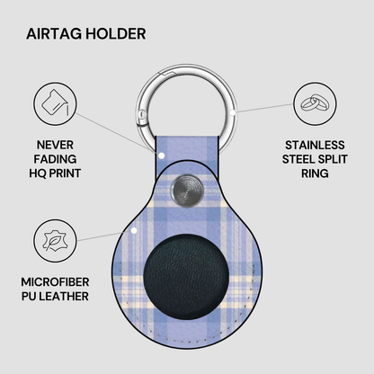 Bluebell Plaid | Airtag Holder