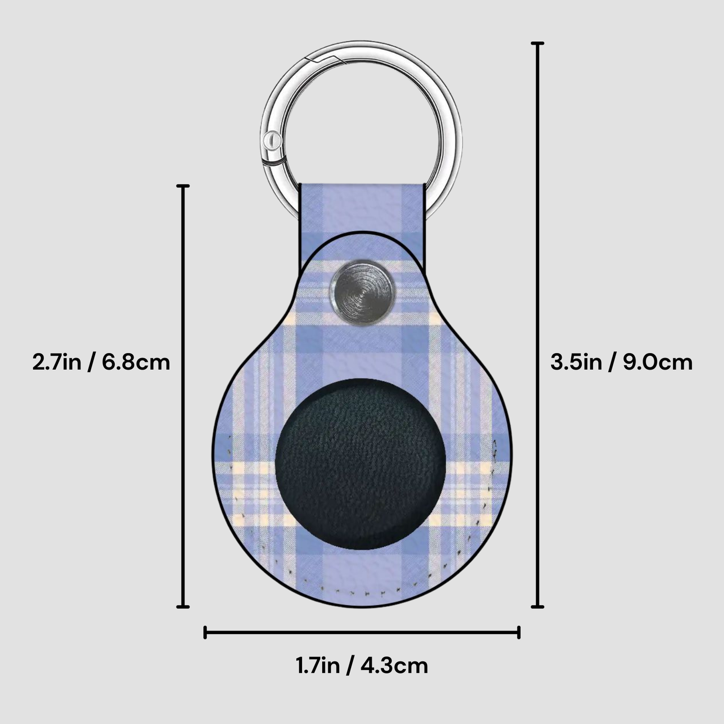 Bluebell Plaid | Airtag Holder