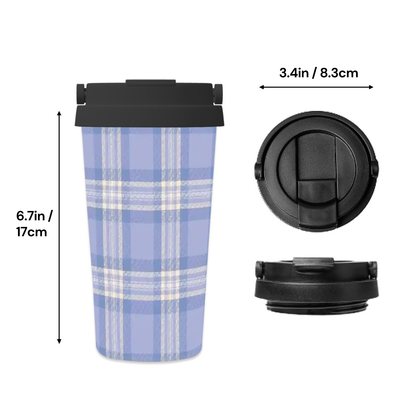 Bluebell Plaid | Insulated Travel Mug
