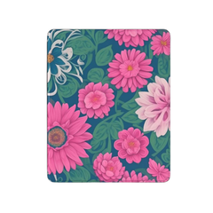 Floral patterned product on a white background