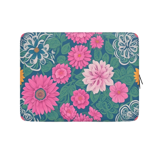 Floral patterned product on a white background