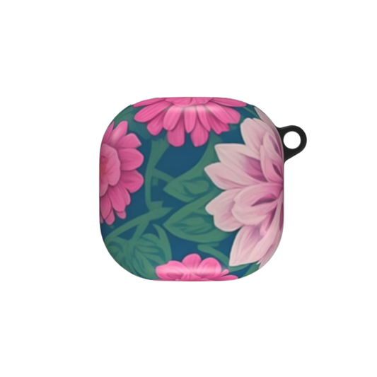 Floral-patterned product case on a white background