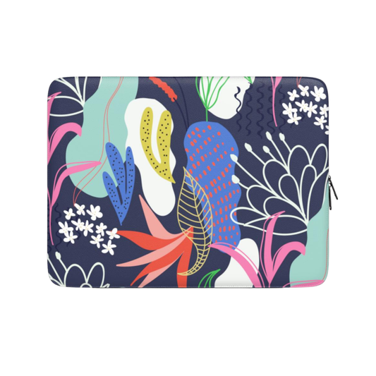 Floral patterned product on a white background