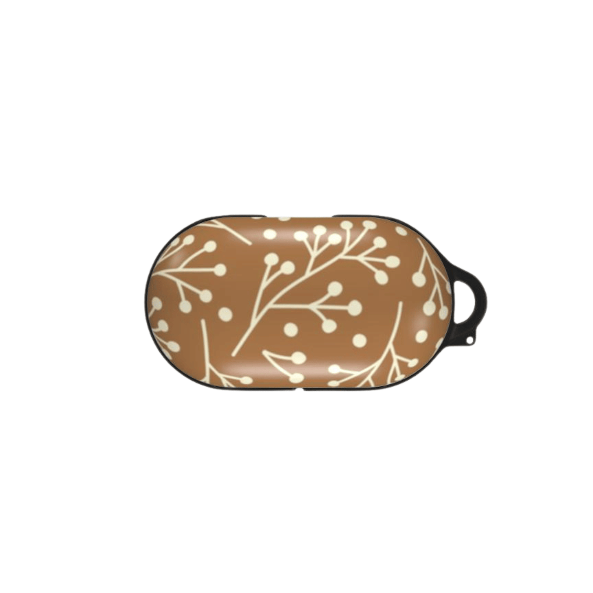 Sleep mask with floral pattern on a white background