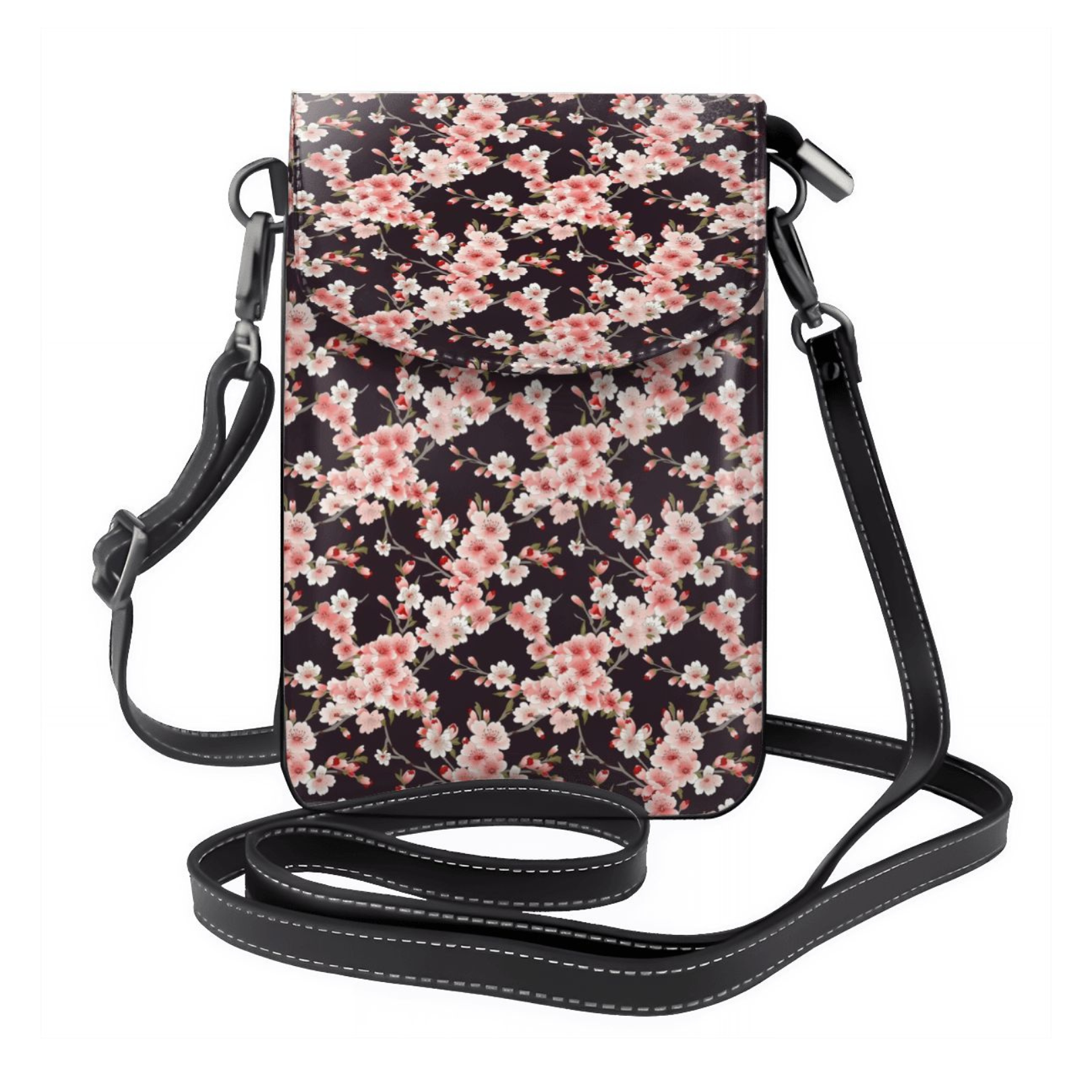 Floral patterned crossbody bag on a white background | Casenari