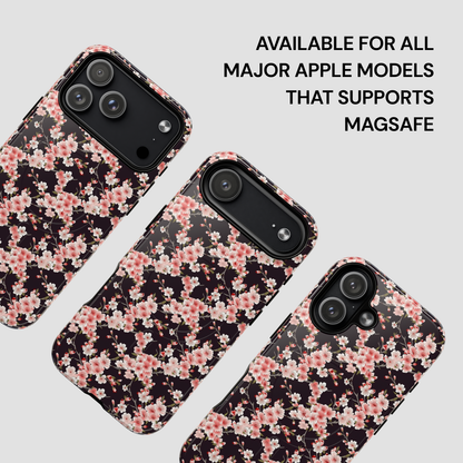 Floral patterned phone cases for Apple devices on a light gray background | Casenari