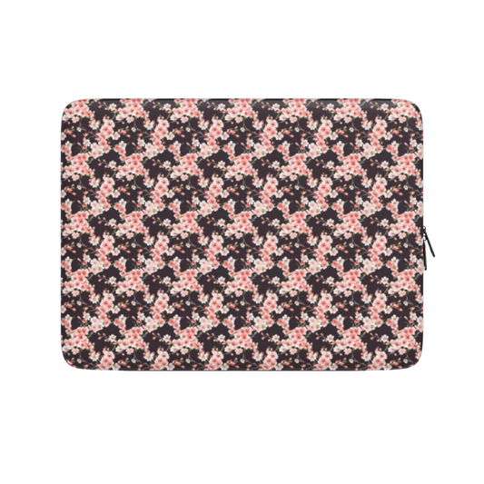 Floral patterned laptop sleeve on a white background | Casenari