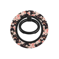 Floral-patterned phone ring stand on a white background | Casenari