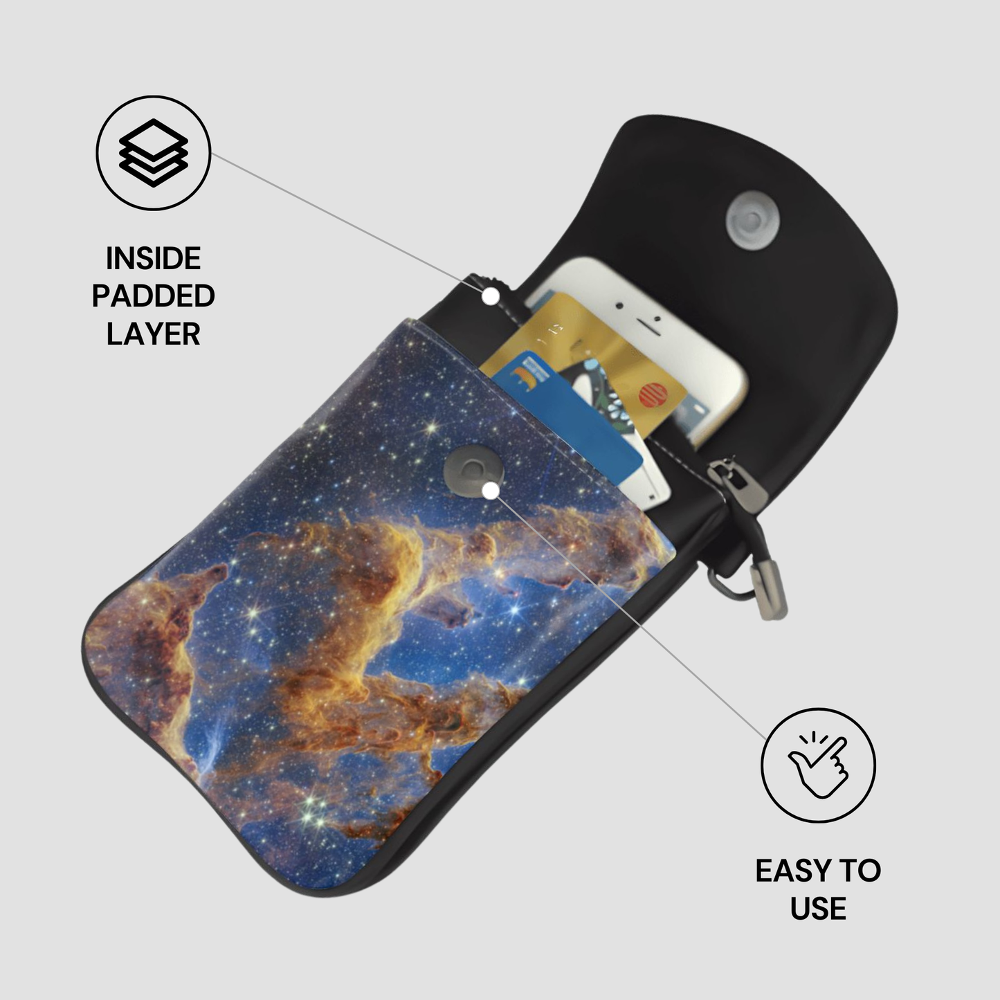 Pillars of Creation | Crossbody Phone Purse