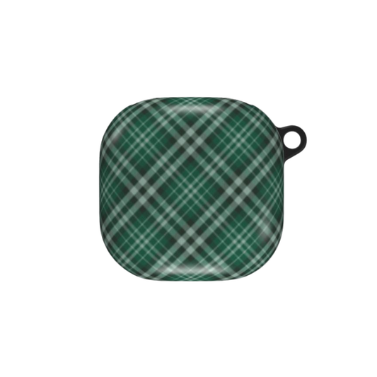 Green plaid patterned case on a white background | Casenari