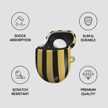 Gilded Noir Google Buds Case Opened