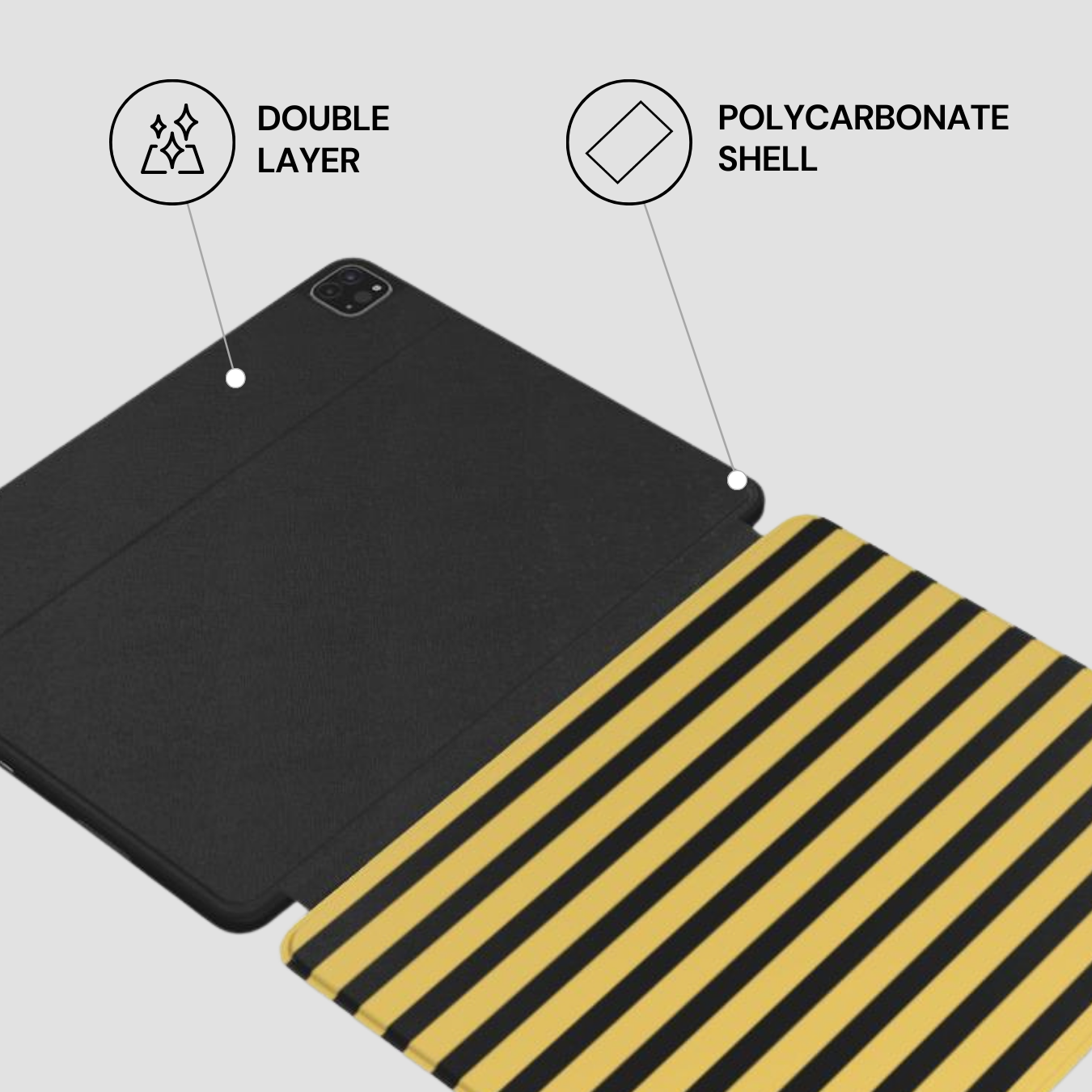 Gilded Noir Ipad Case convenience