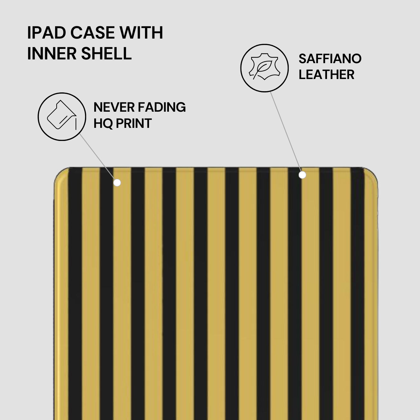 Gilded Noir Ipad Case Layers Image