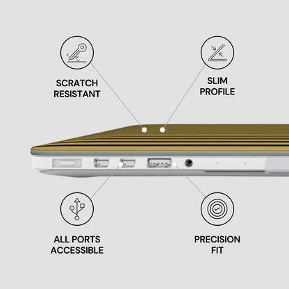 Gilded Noir Macbook Case Convenience