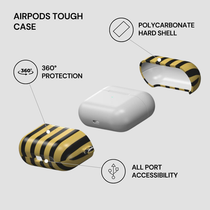 Gilded Noir Airpods Case Layer