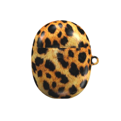 Leopard print case on a white background