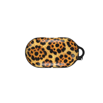 Leopard print case on a white background