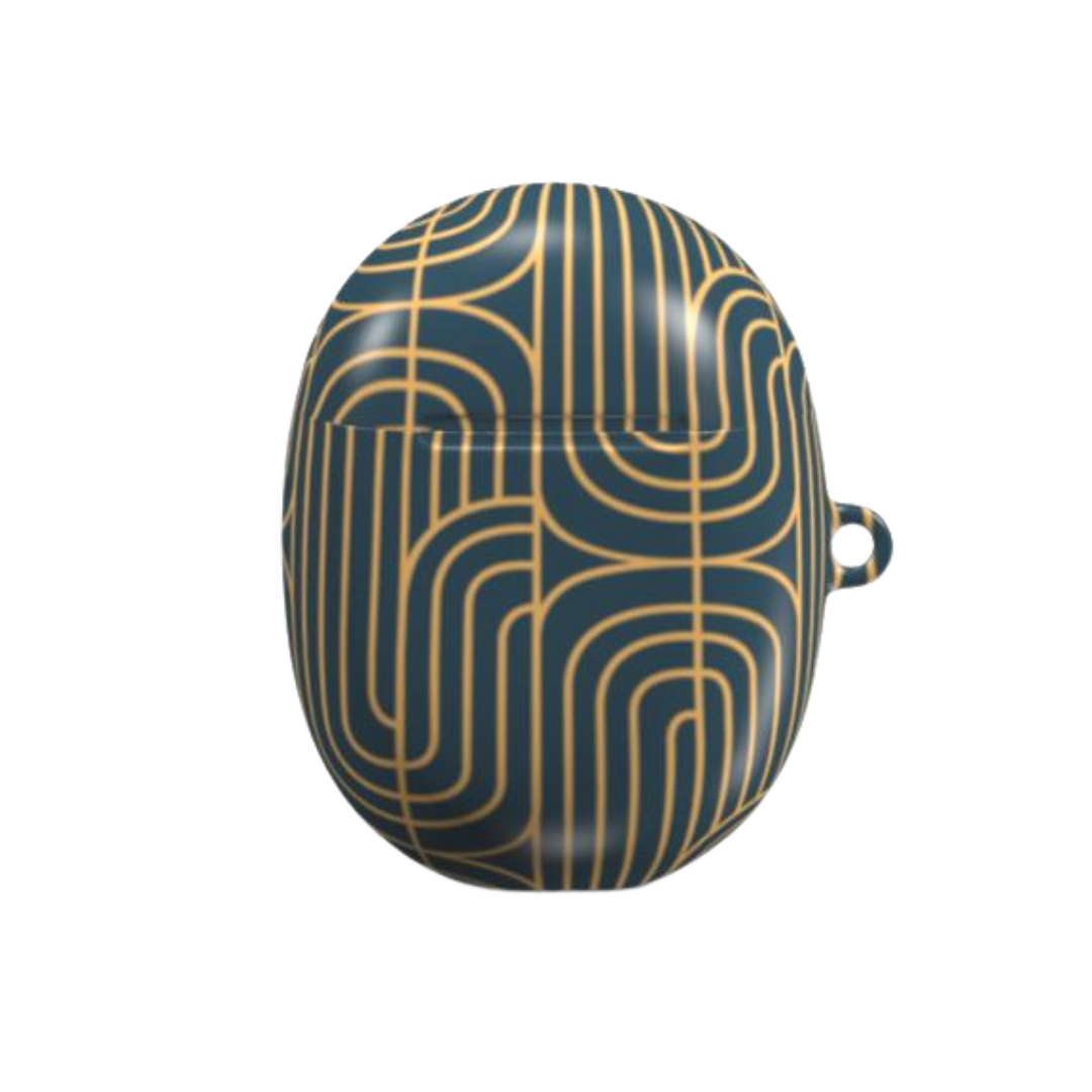Gold on Teal | Google Pixel Buds Tough Case