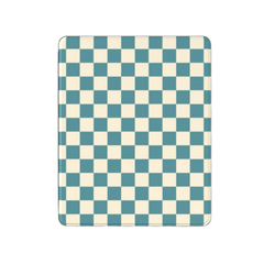 Checkered patterned product on a white background