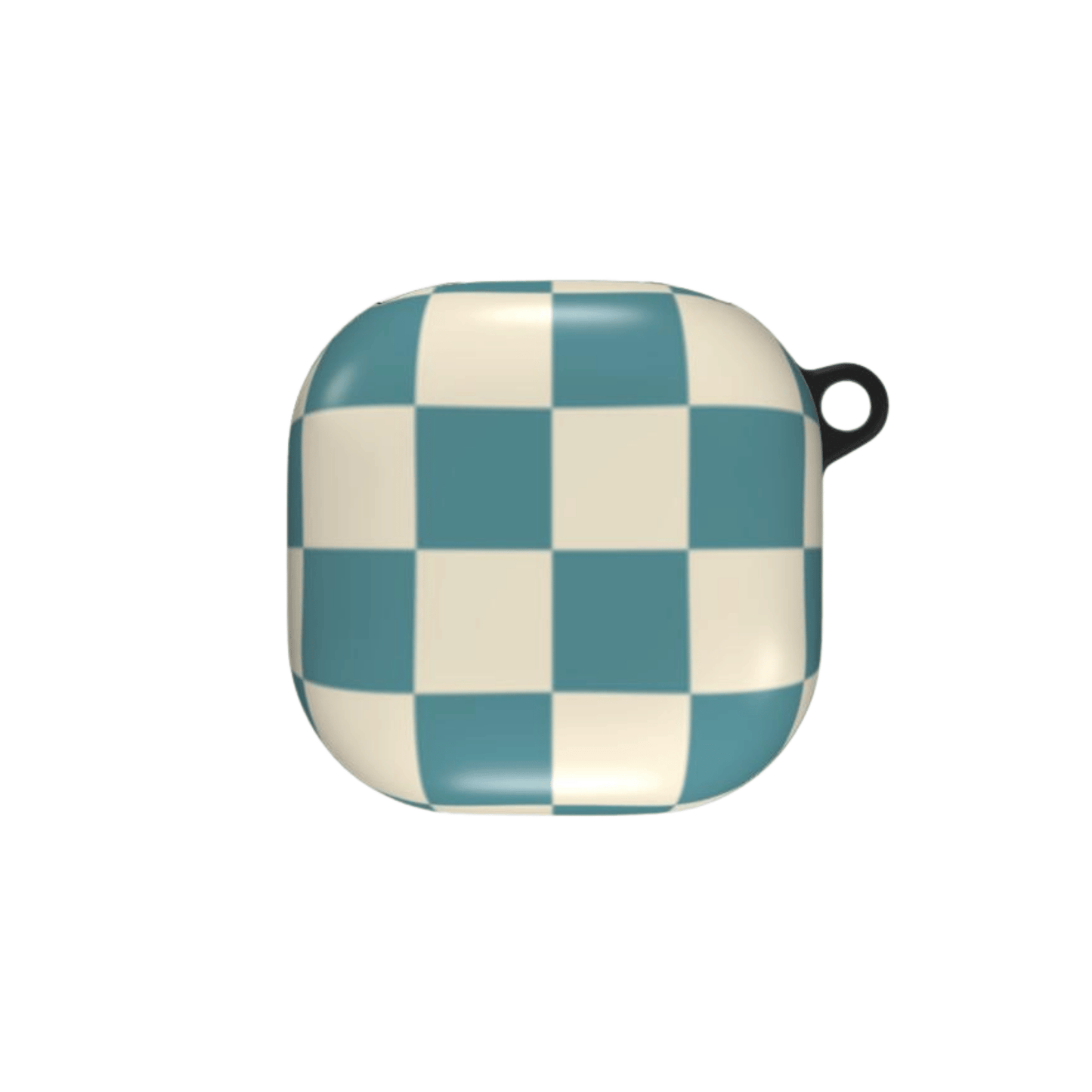 Checkered patterned case on a white background