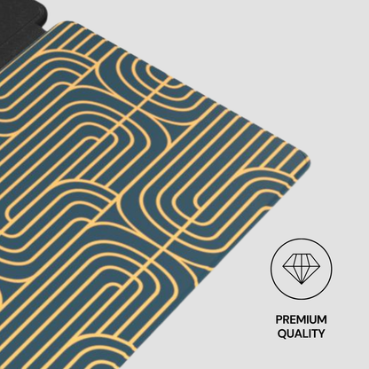 Gold on Teal | Apple iPad Case