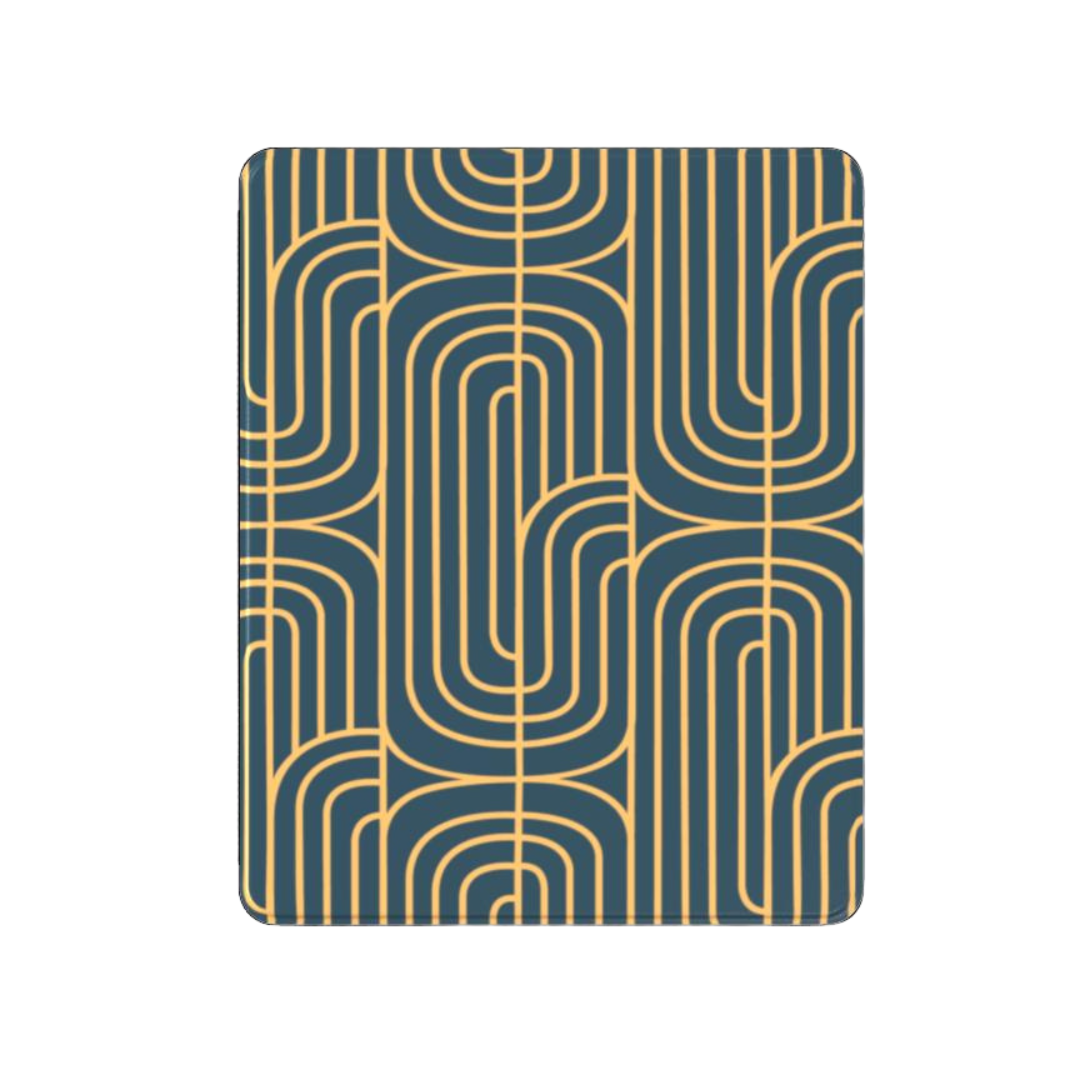 Gold on Teal | Apple iPad Case