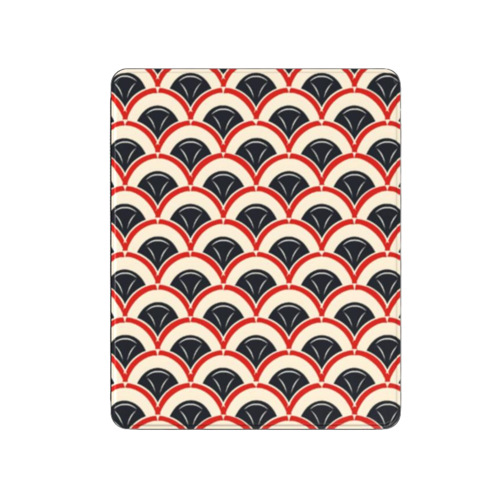 Patterned product on a white background
