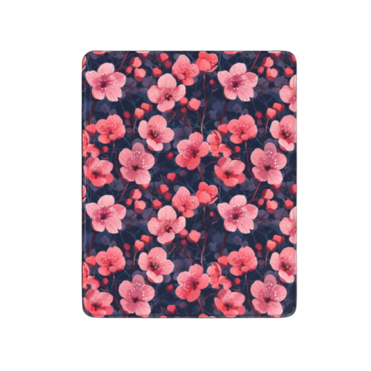 Floral patterned product on a white background