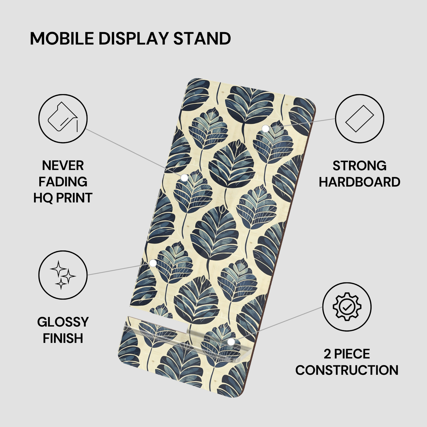 Indigo Leaf | Mobile Display Stand