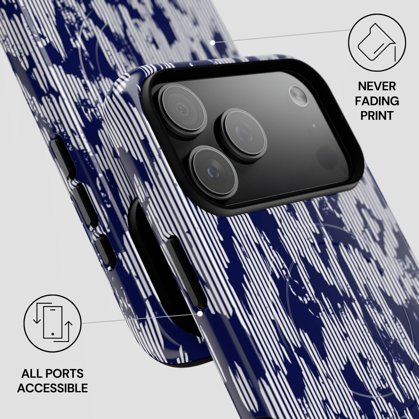 Indigo Weave MagSafe Tough Case Quality