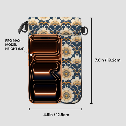 Ivory Bloom | Crossbody Phone Purse