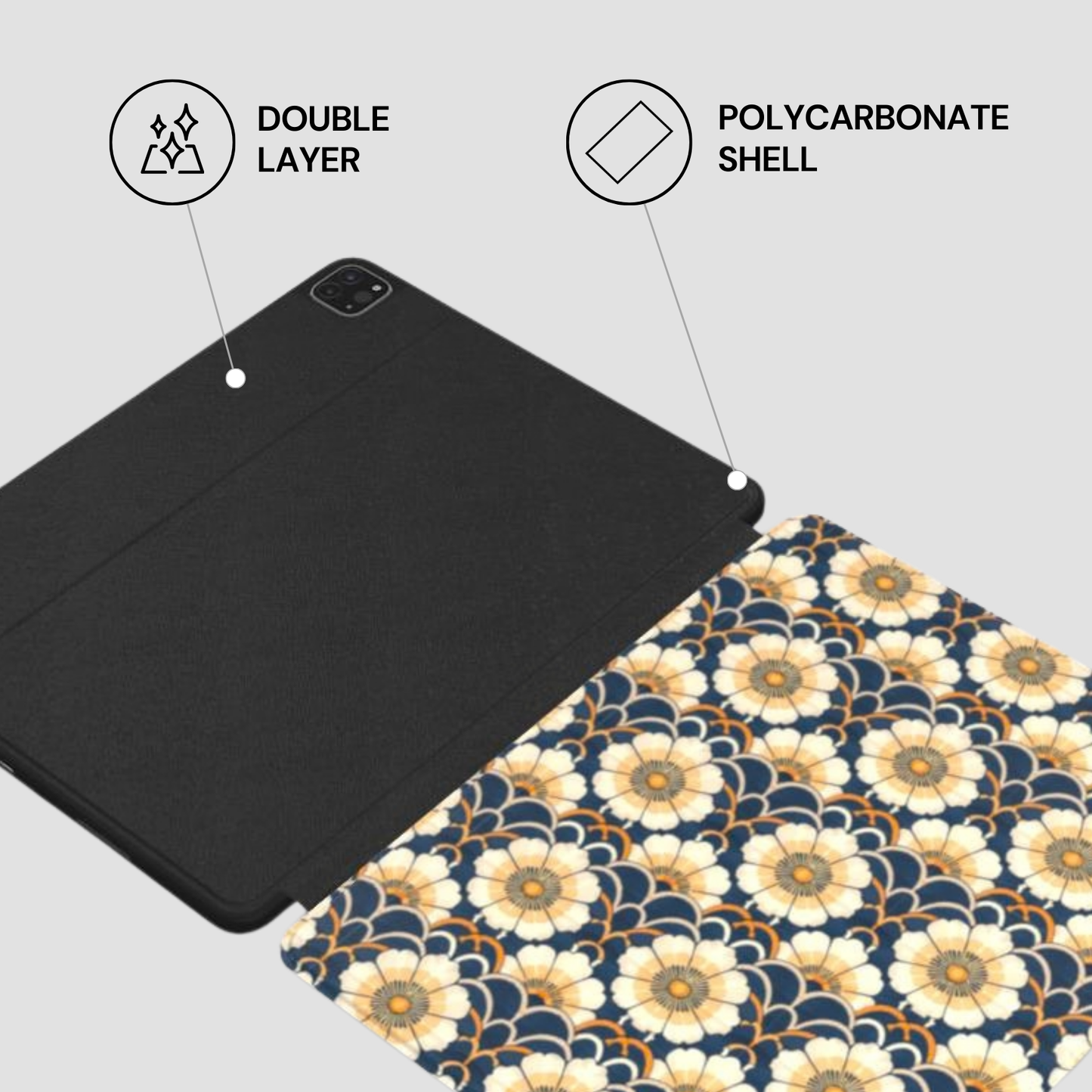 Ivory Bloom | Apple iPad Case