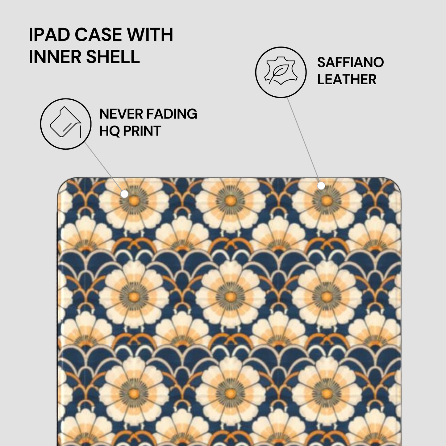 Ivory Bloom | Apple iPad Case
