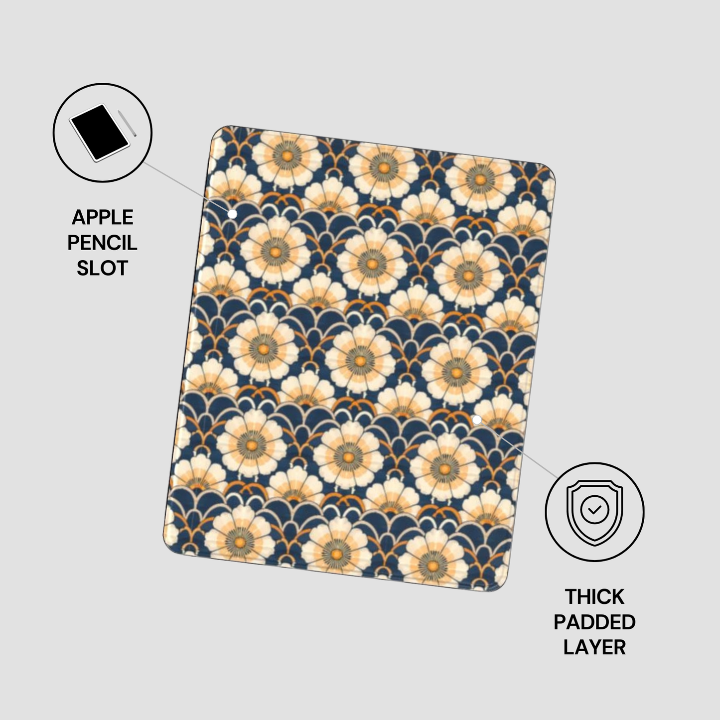 Ivory Bloom | Apple iPad Case